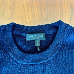 Rag and Bone matching blue sweater and pants